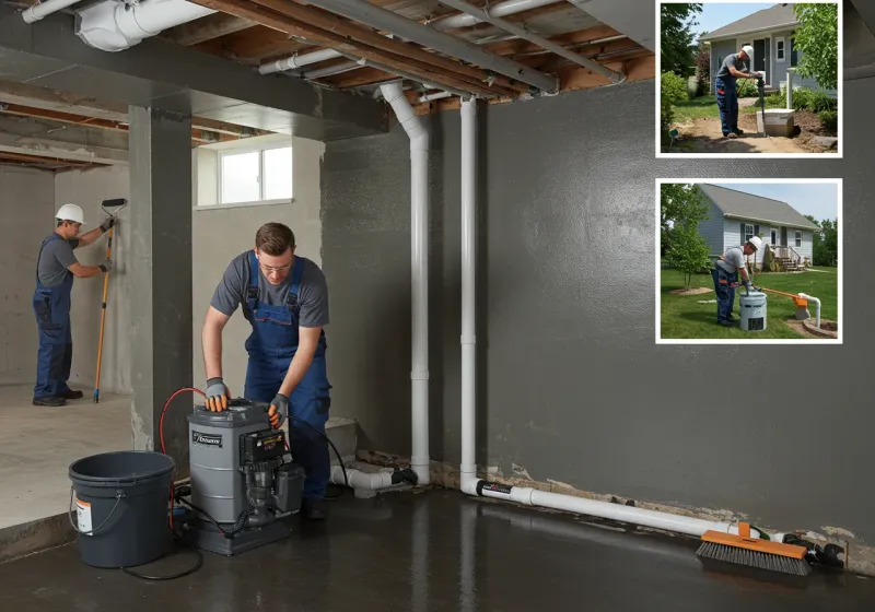 Basement Waterproofing and Flood Prevention process in Andrews, NC